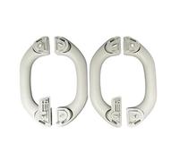 FIXCOR Poignée De Porte Intérieure De Plafond Réf. 6N0857607L / 6N0857607K Pour VW Pour Golf 4 GTI R32 Pour Polo 9N, Pour Jetta MK4 Et Pour Bora A4(2pc Gray Rear Front)