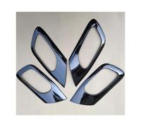 FIXCOR Poignée de Porte intérieure de Voiture pour Citroen C5 2010-2017 Porte Intérieure Modifiée Bol Cadre Décoratif Intérieur Paillettes Poignée Accessoires (Color : Noir)