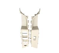 FIXCOR Poignée Porte Intérieure Avant Gauche Droite Avec Cache Commande Lève-vitre Pour Série 6 GT G32 2017-2022 Avec Les Véhicules Conduite Gauche Droite(RHD 2PCS-Creamy)