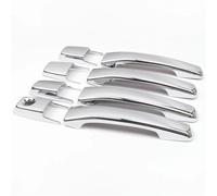 FIXCOR Poignées De Porte Extérieures Poignées Bols Cadre Couverture Garniture Style De Voiture Pour Mitsubishi Pour Pajero V80 V93 V95 V97 V98 2007-2021 (B)