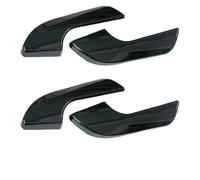 FIXCOR Pour Alfa Romeo Pour Giulietta Accessoires Intérieurs Garniture Poignée Intérieure Porte Décoration Coque Housse Protection Autocollants Voiture (Black-4pcs)