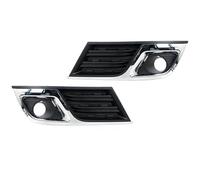 FIXCOR Pour Chevy Pour Traverse 2013 2014 2015 2016 2017 Cadre De Phare Antibrouillard Pare-chocs Avant Couvercle De Calandre Chromé (À gauche et à Droite)