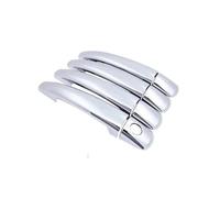 FIXCOR Pour Citroën Pour Berlingo B9 2009 2010 2011 2012~2018 Poignée De Porte De Voiture Couverture Décoration Chrome Peinture Style Autocollants(Handle 1 Keyhole)