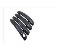 FIXCOR Pour Citroën Pour Grand C4 Pour Picasso 2006 2007 2008 2009 2010-2013 Autocollant Couverture Poignée Porte Fibre Carbone Noire Accessoire Voiture