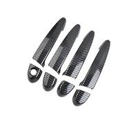 FIXCOR Pour E87 E90 E91 E92 E93 F30 X1 X2 X3 X4 X6 1 Set Voiture En Fiber De Carbone Motif Poignée De Porte Couvre Garnitures Accessoires Extérieurs