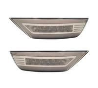 FIXCOR Pour Ford Pour Focus Hatchback Pour Ford Pour Focus 2 MK2 Pour Escape Pour Kuga Feux Réflecteur Pare-chocs Arrière Feux Antibrouillard Signal Arrière (WHITE 3 Functions)