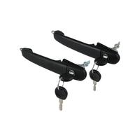 FIXCOR Pour Ford Pour Galaxy 1995-2015 Poignée De Porte Extérieure De Voiture Avec 4 Clés Accessoires De Voiture 2 Pièces