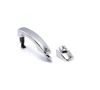 FIXCOR Pour Ford Pour Ranger 2012 2013 2014 2015 2016 2017 2018 2019 2020 2021 Pour Everest T6 T7 Poignée De Porte Extérieure Chromée Et Noire(Chrome,Front Right)