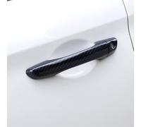 FIXCOR Pour Hyundai I30 2017 2018 2019 2020 Chrome Motif Poignée Porte Voiture Couverture Garniture Autocollant Voiture Style Accessoires Superposition (Silver no button)