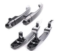 FIXCOR Pour Hyundai Pour Tucson 2005-2009 Poignées Porte Extérieures Extérieures Plaque Garniture Porte De Voiture Bouton Poignée Style De Voiture (4 Doors PAIR-4 PCS)