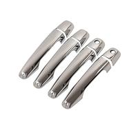 FIXCOR Pour Mitsubishi L200 Pour Triton Pour Pick-up 2015 2016 2017 2018 2019 2020 Chrome Poignée De Porte De Voiture Couverture Accessoires De Style (2 keyholes)