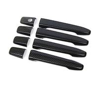 FIXCOR Pour Mitsubishi Pour Outlander Pour Lancer ASX 2008-2020 ABS Chrome Motif En Poignée Porte Voiture Bol Couverture Autocollant Accessoires Style (Handle 0 button)