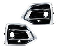 FIXCOR Pour Q5L 2021 2022 2023 2024 Pare-chocs Avant De Voiture Lunette De Phare Antibrouillard Couvercle De Lampe Antibrouillard Garniture Chromée (À gauche et à Droite)