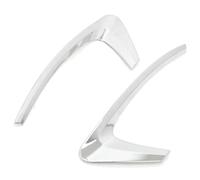 FIXCOR Pour Renault Pour Kadjar 2015-2018 Feux Antibrouillard Arrière Couvre Décoration Cadre De Lampe Garniture ABS Chrome