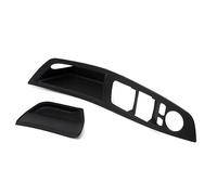 FIXCOR Pour Série 5 F10 F18 2011-2017 Intérieur De Voiture Texture Fibre De Carbone Noir Poignée De Porte Housse De Protection Garniture (Black Driver RHD)