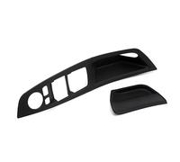 FIXCOR Pour Série 5 F10 F18 2011-2017 Intérieur De Voiture Texture Fibre De Carbone Noir Poignée De Porte Housse De Protection Garniture (Black Driver LHD)