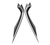 FIXCOR Pour Série 5 G30 G38 2018 2019 Intérieur De Voiture Texture Carbone Poignée De Porte Poignée De Porte Housse De Protection Garniture (2pcs carbon texture)