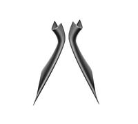 FIXCOR Pour Série 5 G30 G38 2018 2019 Intérieur De Voiture Texture Carbone Poignée De Porte Poignée De Porte Housse De Protection Garniture (2 PCS Noir)