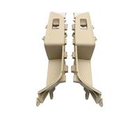 FIXCOR Pour Série 6 GT G32 2017-2022 LHD Gauche Droite Avant Arrière Intérieur Poignée Porte Panneau Régulateur Fenêtre Couvercle Commutateur (Rear 2PCS-Beige)