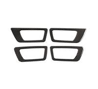 FIXCOR Pour Toyota Highlander 2015 2016 2017 2018 4 Pièces En Fibre De Carbone Pour Poignée De Porte Intérieure De Voiture