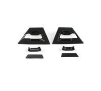 FIXCOR Pour Toyota Pour C-HR 2018 2017 2020 2019 ABS Carbone Porte Poignée Garniture Cadre Autocollant Couverture Décoration Extérieure Moulage(Arrière)