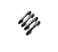 FIXCOR Pour Toyota Pour Hilux AN110 AN120 AN130 2017 2018 2016~2023 Pièces Extérieures Accessoires De Voiture Garniture De Couvercle De Poignée De Porte De Voiture(fibre de carbone)