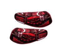 FIXCOR Pour VW Pour Golf6 Mk6 R20 2008-2013 Flowing Water Flicker Turning Signal Light Paire De Feux Arrière De Voiture(Type B Red)