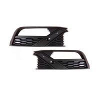 FIXCOR Pour VW Pour Polo GTI 2014 2015 2016 2017 Cadre Grille Couvercle Lunette Garniture De Lampe Antibrouillard Pare-chocs Avant De Voiture (À gauche et à Droite)