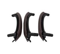 FIXCOR Pour X3 X4 F25 F26 2010 2011 2012 2013 2014 2015 6PCS Ensemble De Poignée De Porte Intérieure Accoudoir Housse Principale Poignée De Traction En Cuir (LHD 6PCS Moka)