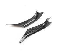 FIXCOR Pour X3 X4 G01 G02 2018-2022 Accessoires De Voiture ABS Poignées Porte Intérieures Panneau De Traction Couvercle Poignée Intérieure Garniture (2pcs carbon type)