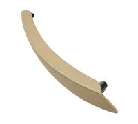 FIXCOR Pour X5 X6 E70 E71 E72 2007-2013 Intérieur Voiture Gauche Droite Poignée De Porte Passager Housse En Cuir Garniture De Remplacement (Right Beige)