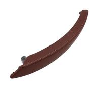 FIXCOR Pour X5 X6 E70 E71 E72 2007-2013 Intérieur Voiture Gauche Droite Poignée De Porte Passager Housse En Cuir Garniture De Remplacement (Left Red Brown)