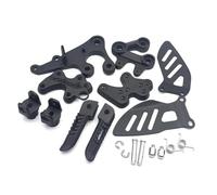 FIXCOR Repose-pieds Avant De Moto Pédales Pour Suzuki GSXR1000 GSXR 1000 2005 2006 2007 2008 2009 2010 2011 2012 2013 2014 Cale Pied Moto (Color : Noir)
