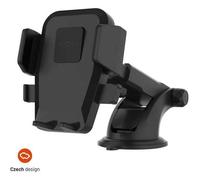 Fixe Iconiq Xxl Avec Ventouse Longue Sur La Vitre Ou Sur Le Tableau De Bord Noir
