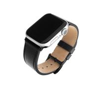 FIXED Bracelet en cuir pour Apple Watch 38/40/41mm noir