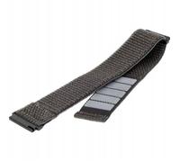 Fixed Bracelet sport fixe à attache rapide 20 mm pour montre connectée 160-210 mm Gris foncé Nylon