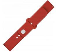 Fixed Bracelet sport fixe à attache rapide 22 mm pour montre connectée 160-235 mm Rouge Silicone