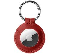FIXED en Cuir Étui pour AirTag rouge