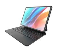 Fixed Typee Coque clavier QWERTY pour iPad Pro 11 (2018-2022) / Air 4 (2020) / Air 5 (2022) / Air 11 pouces (2025) M3 / (2024) M3 - Noir