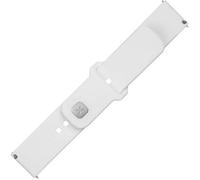Fixed Fixe Bracelet sport à attache rapide 22 mm pour montre connectée 160-235 mm Blanc Silicone