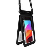 Fixed Float Twin étui étanche pour téléphones portables jusqu'à 8,5", transparent / noir