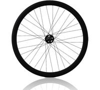 Fixed Gear 700C Wheelset 17 Teeth 32 Spoke V Brake 100mm/120mm Track Bike Wheels Fixie Single Speed Bikes Front and Rear Wheel for 23C Height 40/90mm(Front,40mm)
