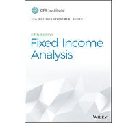 Cfa Institute – Fixed Income Analysis – 5e édition – Relié