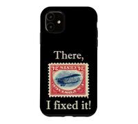 Fixed It Funny Inverted Jenny Stamp Collecting Collector Coque pour iPhone 11