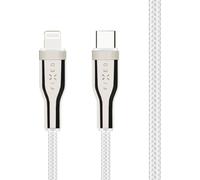 Fixed | Kabel w oplocie USB-C/Lightning, 2 m | FIXDB-CL2-WH