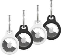 FIXED Silky pour Apple AirTag 4 pcs. 2x noir 2x blanc