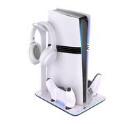 FIXED Station d'accueil pour PlayStation 5 (Pro/Slim), noir et blanc