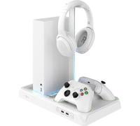 FIXED Support multifonctionnel pour Xbox S Series X avec ventilation et chargeur blanc