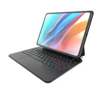 Fixed Typee Coque clavier pour Apple iPad 11 (2025) 11 pouces A16 / iPad 10 (2022) 10.9 pouces - QWERTY - Noir