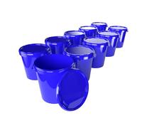 FixedByU 10 seaux avec couvercle, 30L, Fabriqués en Allemagne, Qualité alimentaire, Stables, Étanches, Seau de stockage pour stocker les aliments, Matériel de bureau, Chambre d'enfant, Ménage, Atelier